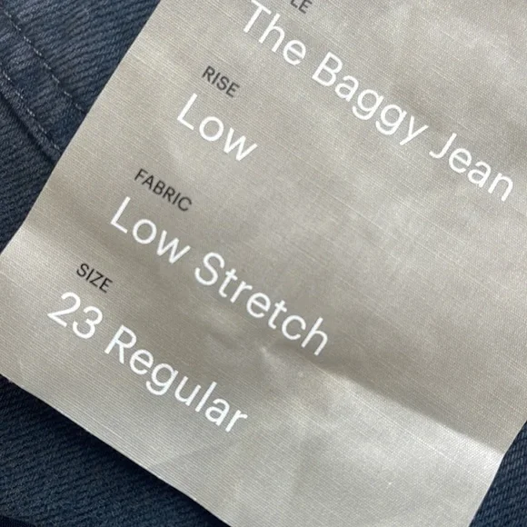 Everlane the baggy jean low rise low stretch 23 regular - Picture 8 of 15